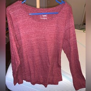 Sonoma long sleeved tee. Heathered Red. Very comfy.
